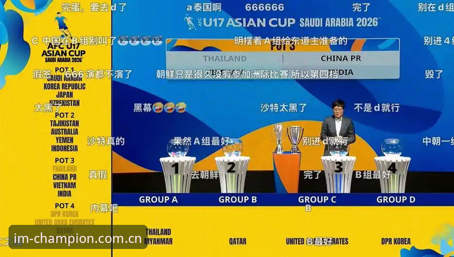 U17世界杯抽签结果揭晓，中国男女足迎来新挑战，IM电竞平台深度解析赛事走势
